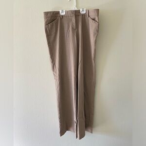 Women’s Stylish Tan Flared Leg Trousers